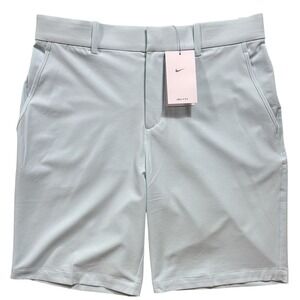 Nike Men's Golf Shorts 32 Blue Dri Fit Performance 10 Stretch Chino NWT - 652